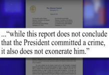 Mueller Didn’t Exonerate Trump. The Report Must be Released; Congressional Investigations Critical