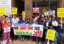 Protection Collective Occupies Washington, D.C. Venezuelan Embassy, Encourages Dialogue