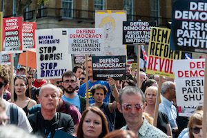 Protests Against Boris Johnsons Decision To Suspend Parliament