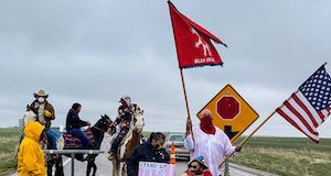 Sioux tribe checkpoints