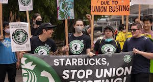 Starbucks lawless union busting