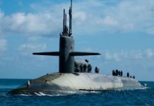 Activists at Groton Submarine Base Protest Growing Threat of Nuclear War submarine nuclear protest