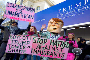 240408c-Code Pink Stop Hatred immigrants1 GOP hate campaign against migrants
