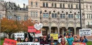 Project Maple pipeline protest