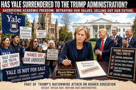 yale president surrenders to trump